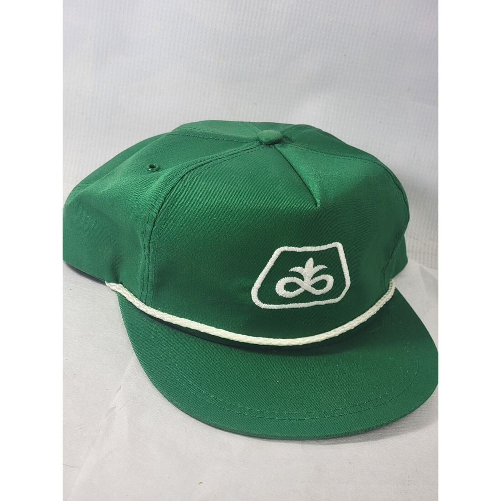 Vintage K-Products Pioneer Seeds Trucker Snapback Hat Cap Farm Dad